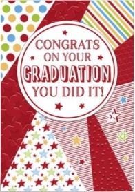 Congrats on your graduation you did it   card